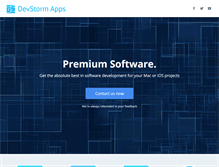 Tablet Screenshot of devstorm-apps.com
